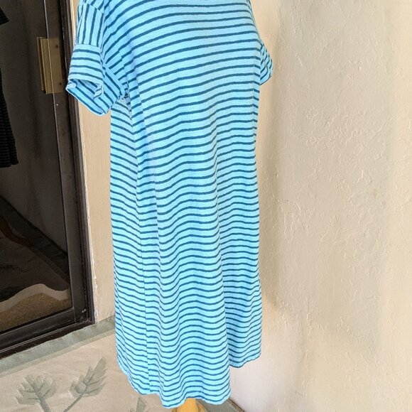 Cut Loose Women's L Cotton/Linen Short Sleeve T-Shirt Dress - Picture 5 of 14